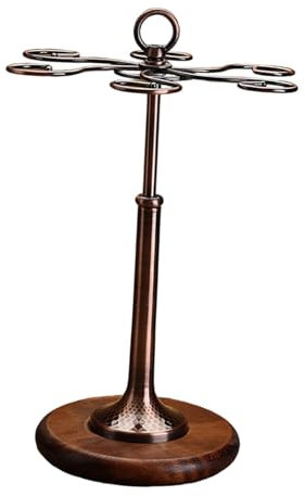 F Fityle Wine Glass Hanger Glassware Holder with Handle Decor Lightweight Sturdy Display Shelf Goblet Shelf for Tabletop Bar Household