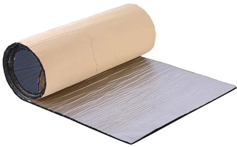 Aislamiento Capó Coche 5/10 Mm Aislamiento Acústico Silencioso Pared Puerta Alfombrilla Aislante Térmica Para Insonorización Furgonetas Coches Espuma Aislante(500x2000x10MM)