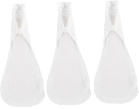 MUCKLILY Waschbare Damenbinden mit Knopfverschluss aus Baumwolle Flüssigkeitsdicht 3 Stück-pack und Einfach zu Tragen für Reisen und Leichte Blasenschwäche