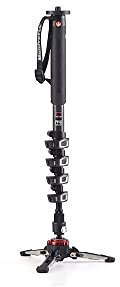 Manfrotto Xpro 5 sezione monopiede video in fibra di carbonio, nero (MVMXPROC5US)