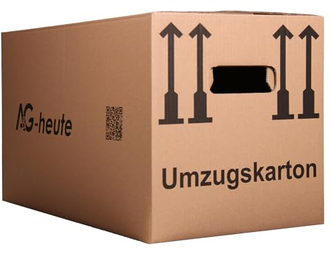 A&G-heute Gläserkartons Flaschenkartons Geschirrkartons 2-Wellig inkl. Gläsereinsatz für 15 Flaschen Gläser 10