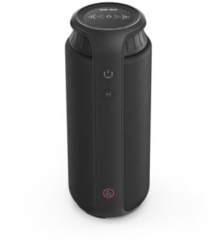 Hama Pipe 2.0- Altavoz Bluetooth, para móvil, Tablet u Ordenador portátil, (24 W), A Prueba de Salpicaduras, Color Negro.