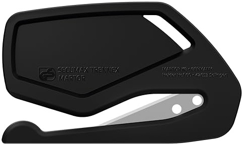 MARTOR 10x SECUMAX TRENNEX Sicherheitsmesser, Spitzklinge, Extrascharf | Einwegmesser, Öse, spitze Nase, Folie & Schnur & Klebeband, Rechts- & Linkshänder, Brieföffner, No. 6200112.12