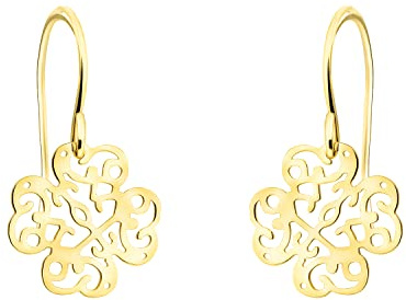 SOFIA MILANI - Damen Ohrringe 925 Silber - Kleeblatt Ornamenten Ohrhänger