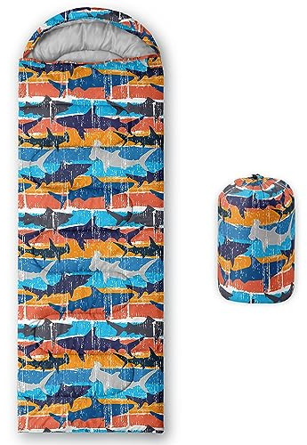 HOSIMA Eiffelturm-Schlafsack, Schlafsack für kaltes Wetter, Erwachsene, Mädchen, Jungen, wasserdicht, Herren, warm, Camping, Wandern, Outdoor, Reisen, Jagd, Kompressionssack