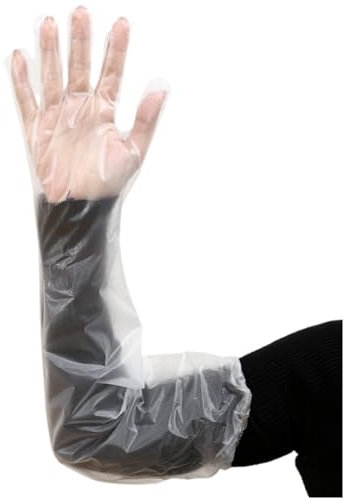 20 Pack Kitchen Gloves Reusable Food Grade Thickened Long 23.6 Inch/ 60CM Hand Protection Household Cleaning Gloves Forearm Sleeve