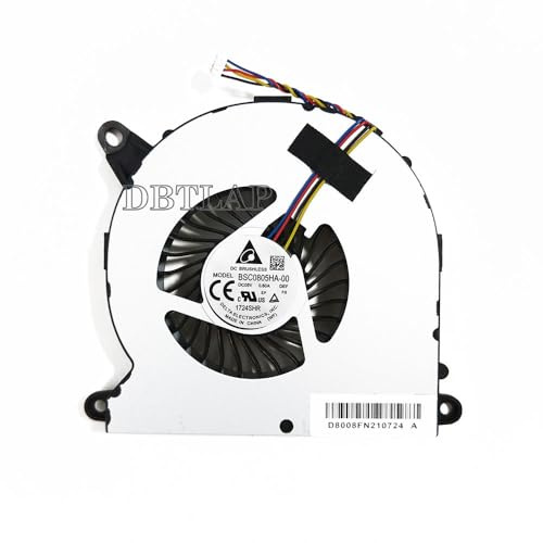 DBTLAP CPU Cooling Fan Compatible for Intel NUC NUC8 NUC8i7BEH NUC8i5BEH NUC8i3BEH NUC8i5bek BOXNUC8i7BEH6 NUC8BEH NUC8 I3/I5/I7 Mini Host Series BSC0805HA-00 BAZB0808R5H P004 5V 0.6A Fan