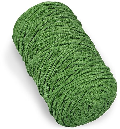 200g Avocado 100% Baumwolle Garn - 164 Yards Hohl Gestrickt Häkeln Stoff Für DIY Handtasche, Geldbörse, Korb, Kissen, Tasche