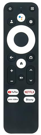RöstFjärrkontroll Kompatibel med Strong Thomson Streaming Box 140G, 145G, | Leap-S3, Leap-S3 Ultimate, SRT41