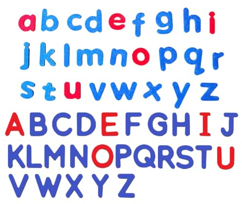 Toddmomy 2sets Magnetici Alfabeto Per Frigorifero Lettere Maiuscole e Minuscole Educativo e Pratico Per Ragazza e Adulti Per Decorazioni e Giochi Di Parole