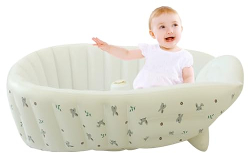 Bañera Para Bebés Asiento De Baño Para Niños Pequeños Para Piscina | Asiento De Baño Ajustable, Bañera De Ducha Plegable Para Viajes Camping Playa