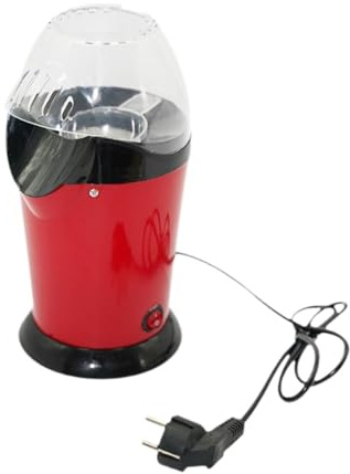 DimyFew Máquina de Palomitas Automática para El Hogar Palomitero Eléctrico Compacto Y Rápido Hecha con Material PP Resistente Adecuado para Reuniones Y Event