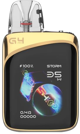 Kit Caliburn G4 Pro KOKO Batería 2000 mAh (Dorado Desierto) 35 W 3 ml 0,4 Ω/0,6 Ω Cartucho Caliburn GPP Pod MTL/RDL U-well | Pantalla a color HD de 2,0'' | Modos Storm/Waves/Personalizar Original