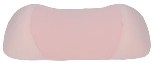 Fdit Lumbar Back Pillow Ergonomic Memory Foam Lumbar Support Cushion for Car, Structure Enhances Performance, Suitable for Office Chair, Memory Foam (Peach Pink)