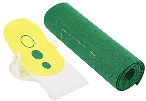 Pyltha Indoor Golf Putting Matte, Multifunktionaler Vliesstoff - Trainingsmatte, 6 Neigungsstufen - Präzises Putting - Training, Zusammenklappbar & Rutschfest, Ideal für Zuhause
