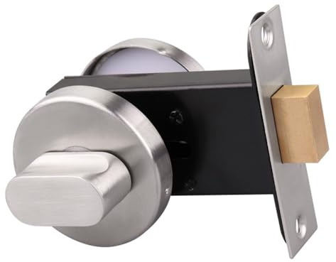 NINMORTH Perno indicador de baño de acero inoxidable para inodoro de privacidad para cerradura de puerta con verde vacante para indicador rojo comprometido para inodoros públicos