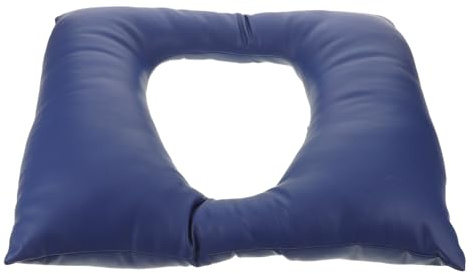TOGEVAL Cuscino per Sedile Wc Rialzato Imbottito Spessore Extra 16,1 X 16,1 con Copriwater Lavabile per Anziani e Disabili, Supporto Morbido Ergonomico per Bagno e Facilitazione Seduta