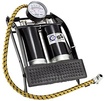 XtremeAuto® Heavy Duty, High Pressure Digital Foot Pump for car, motorcycle and bicycle,gs approved xa-55d4ed