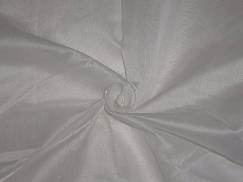 Silk / cotton spun yarn sheer chanderi fabric 44 inches wide by the yard