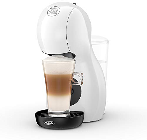 NESCAFÉ Dolce Gusto Krups De'Longhi Piccolo XS EDG110.WB Kaffeemaschine für Espresso und andere Getränke in Kapsel, manuell, 0,8 l, Weiß