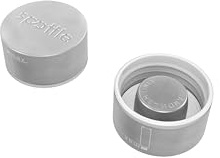 spottle® coperchio di ricambio in acciaio inox e bambù per bottiglie di vetro, Tappo di originale per Bottiglia d'Acqua da 500 ml, 750 ml e 1L