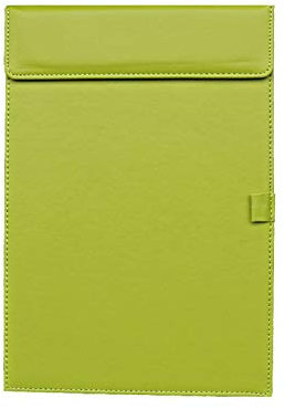 klemmbrettmappe A4 und Buchstaben Papierformat Leder Dateiordner Business Office Meeting Zwischenablage Daten Sortierbinder mit Stifthalter 10 Packungen Klemmbrett-Mappe ( Color : Green )