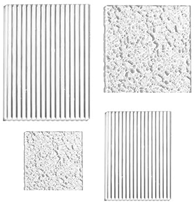 GISELA D Foto-Hintergrund Requisiten Acryl Spiegel Kosmetik Schießen Zubehör Transparent Wasser Ripple Hintergrund Fotografie Hintergründe Dekorationen (4Type-Set1)