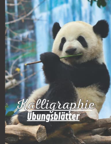 Kalligraphie Übungsblätter: Übungsheft mit Kalligrafie Papier | Übungsheft mit Vorlagen für moderne Kalligraphie und HandLettering | Seiten zum Üben ... Kalligraphie schräger linierter Leitfaden