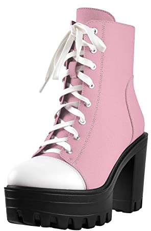 Only maker Damen Plateau Stiefeletten Blockabsatz