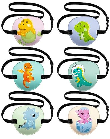 Hoement 6St Augenmaske für Kinder Pflege auch Kinder augenklappe augenklappe Amblyopie Pflaster Augenklappe Kinder EIN-Augen-Patches Faule Augenklappen