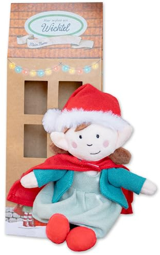 Papierdrachen - Figurine d'elfe en Tissu - Décoration de Noël - Lot 01