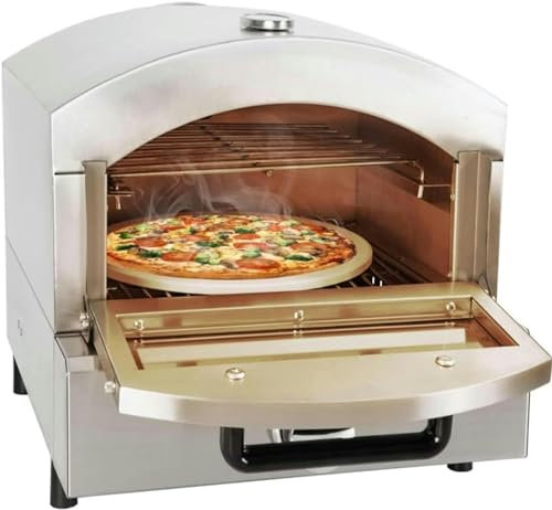 BTURYT Forno per Pizza Professionale con cassetto per Pizza, Forno Elettrico per Pizza in Acciaio Inossidabile con Timer, termostati controllati separatamente 50-350 ° C