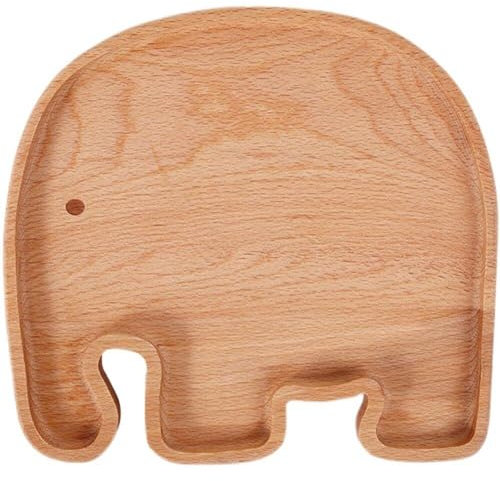 Muteitt Assiettes en Bois pour Enfants, Assiette Alimentaire pour Bébé, Fromage, Pain, Collation, Assiette De Stockage De Fruits