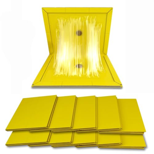 Ready Steady Defend 10 x Plaque Collante Souris | Piege a Souris Collante | Plaque de Glue pour Rat | Piege Rat Collant