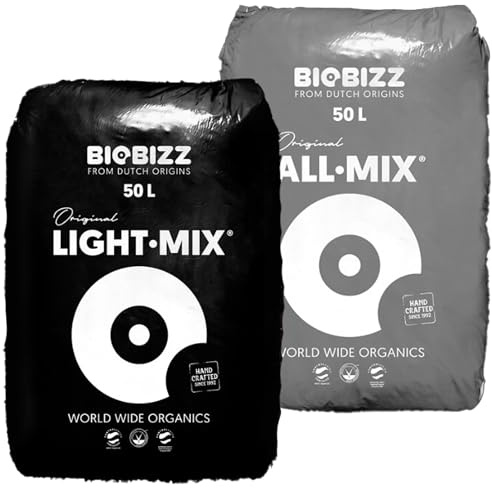 Biobizz Lightmix & Allmix Set - 100L Premium Bio-Erde für Pflanzenwachstum