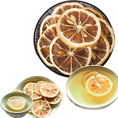 HELLOYOUNG China Té de hierbas de rodajas de limón secas naturales Buen té delicioso sabor agridulce sin aditivos (100g)