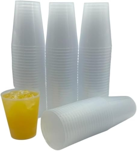 PAWOPA 960 Vasos de Sidra 480 ML Reutilizables - Plástico Duro Irrompible - Uso en Fiestas, Oficina o Camping - Ecológico sin BPA - Para Agua, Cocktail, Cubatas, Gin Tonic y Cerveza