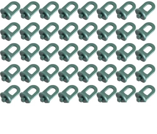 YIPFEN Lot de 40 Clips à Effet de Serre, Supports de Plantes Stables, Installation Facile, Accessoires de Fixation pour Serres d'Hivernage, Attaches en Plastique, Polyvalents