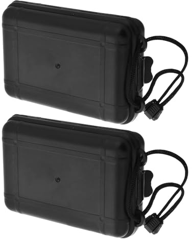 Milisten 2pcs Archery Arrowheads Holder Plastic Storage Case with Lid Medium Size Lightweight Arrows Organizer Box for Outdoor Hunting and Target Practice