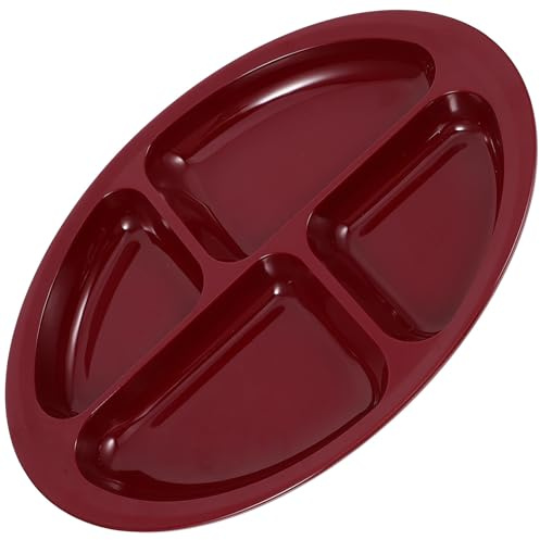 IMUSINICE Assiette Divisée pour Adultes en Silicone Anti-dérapante et Résistante à Haute Température, Habitudes Alimentaires des Personnes Âgées