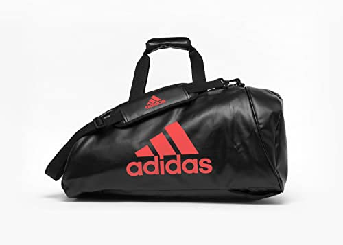 BORSA ZAINO ADIDAS TRAINING 2 IN 1 COMBAT IN PU NERO - ROSSO L