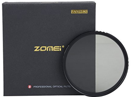 ZOMEI Filtre ND variable 58 mm ABS Densité neutre réglable ND2-400 Filtre No X Cross sur l'image (72 mm)