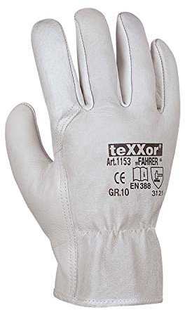 (120 Paar) teXXor Handschuhe TOP Rindnappaleder-Handschuhe Fahrer 120 x Natur 10