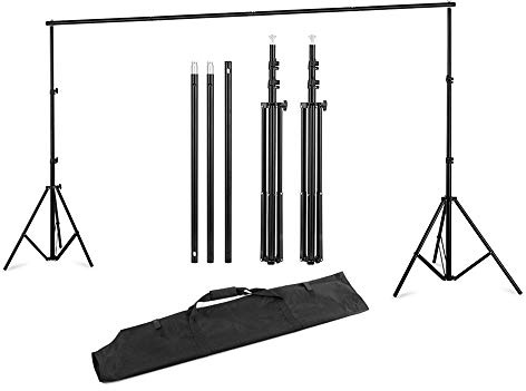 Selens 2 x 2 m bakgrund stativ med korsstav bärväska bakgrund stöd system Stand Kit justerbar fotohållare ljushållare för fotografering studio utrustning