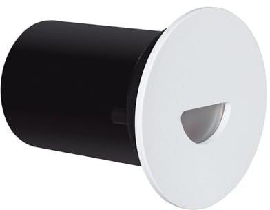 LEDKIA LIGHTING LED-Wandeinbauleuchte Aussen 2W Rund Weiss Guell 2700K Warmweiß