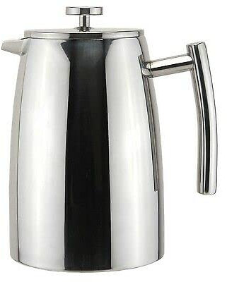 Vision4ever 1.4 Litre Coffee Plunger Pot Stainless Steel Easy Grip Handel Useful For Kitchen