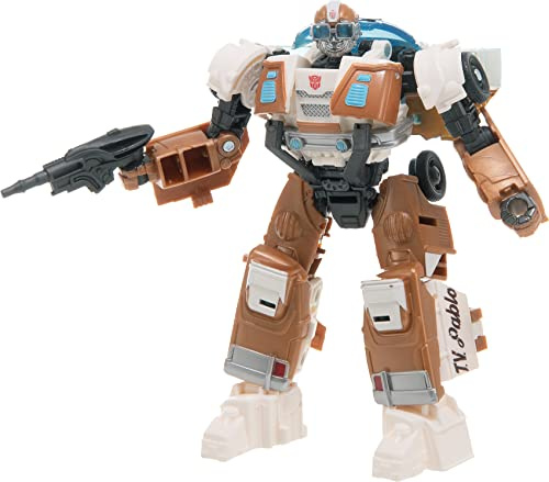 Transformers Deluxe Class Wheeljack konvertibla actionfigur inspirerad av Transformers Film: The Awakening, 12,5 cm actionfigur