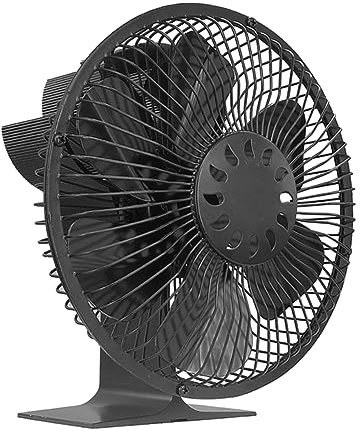 Didiseaon 1pc Heat Powered Fireplace Fan Efficient Log Burner Fan for Improved Heat Circulation Design for Wood Burning Stoves Silent and Enhanced Comfort