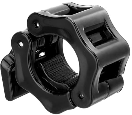 4 cierres de mancuernas de cierre rápido, 30 mm, barra corta de cierre rápido, pinzas para mancuernas, bloqueo rápido para entrenamiento, levantamiento de pesas, color negro