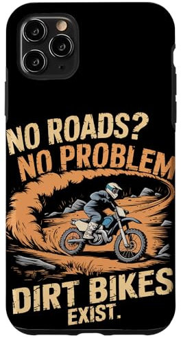 Pas de routes ? Pas de problème. Les motos tout-terrain existent Coque pour iPhone 11 Pro Max